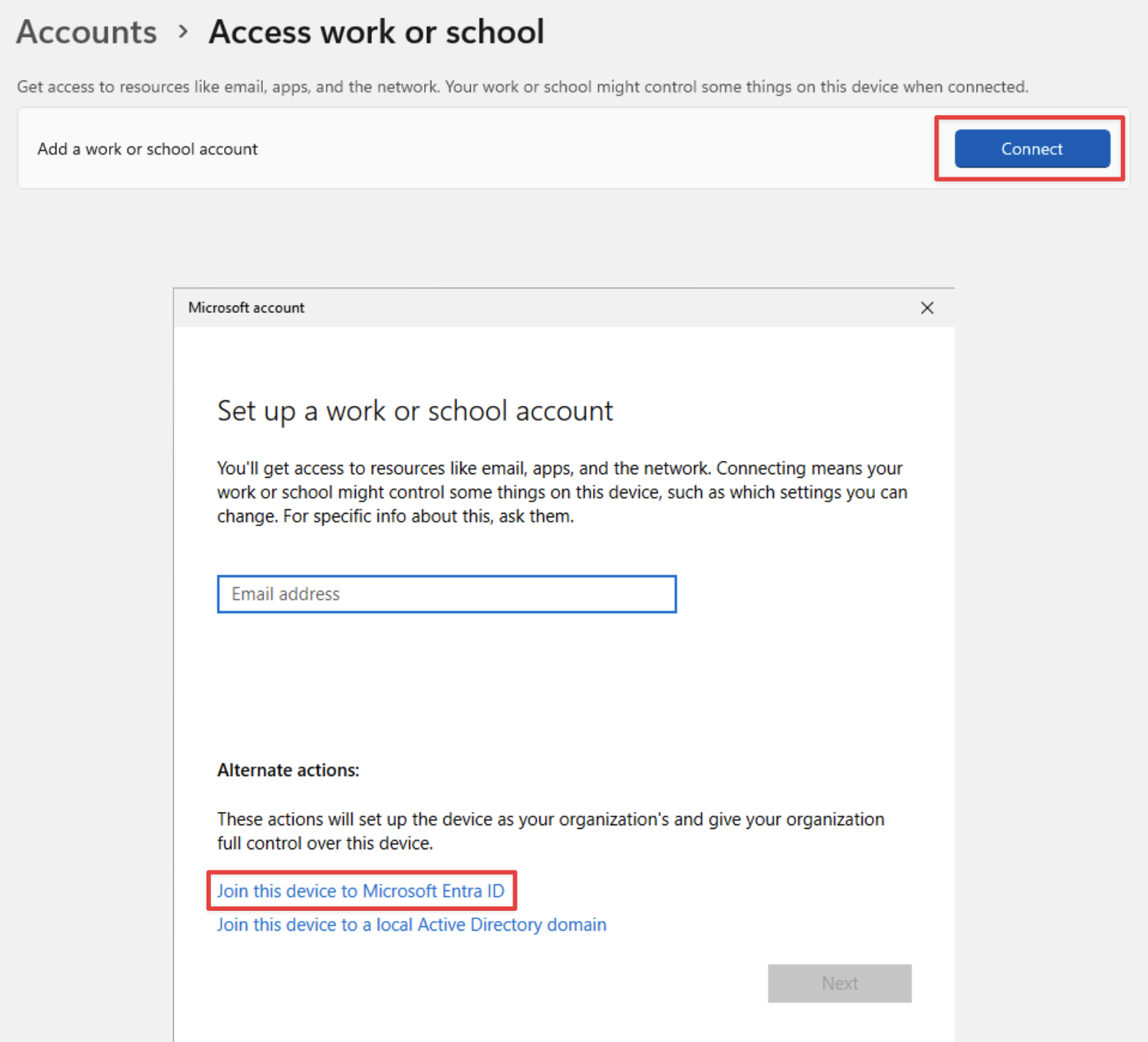 Windows Settings Windows Settings screenshot