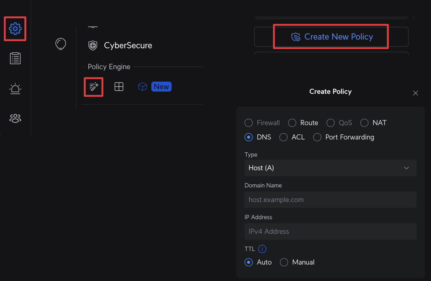 Unifi settings Unifi settings